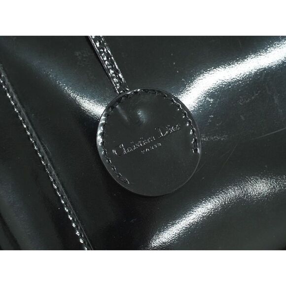 Dior Maris Pearl Black Patent Leather Handbag (Pre-Owned) - Picture 9 of 16